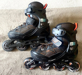 Inline brusle Oxelo nastavitelné vel. 32-35 + chrániče