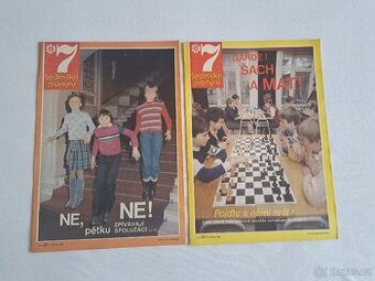Sedmička pionýrů únor 1985 čísla 22 a 23