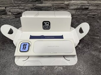 Apple Watch 10 42mm Stříbrný s denimovým řemínkem, DPH