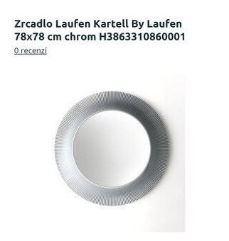 Nové zrcadlo Laufen Kartell