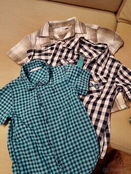 Chlapecké košile s krátkým rukávem, 6-7 let