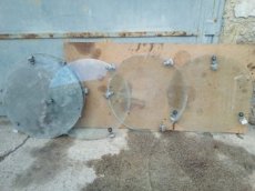 INDUSTRIÁLNÍ SVĚTLO-LAMPA - SKLO