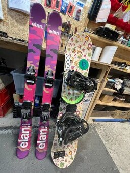 Lyže a SNB pro mladou jezdkyni