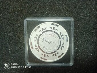Stříbrná mince  Casinovace Royal Chip 1 oz