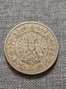 5 koruna 1907 bz FJI RU