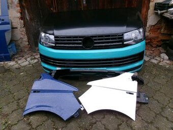 VW T6 - předek- kapota ,světla, nárazník, blatníky