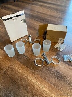 Držák skleniček do koupelny Multi Soft chrom SOF47