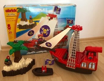 Stavebnice - Pirátská loď - Abrick Écoiffier