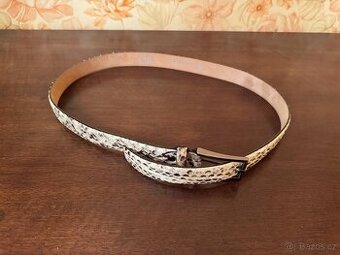 Kožený pásek z pravé hadí kůže