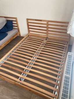 Dvojpostel s roštem