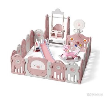 Dětská ohrádka s příslušenstvím InSportline Piglino