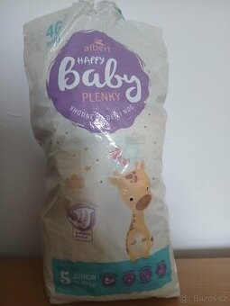 Otevřené nevyužité plenky velikosti 5 na 11-23kg, 22ks