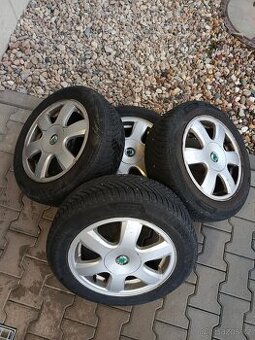 Originální litá kola Škoda Fabia I 5x100- sada 4 kusy