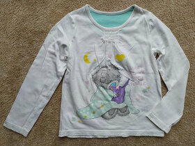 Dívčí tričko od pyžama, Marks & Spencer, medvídek, 116 - 1