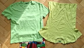 Dvě dětská trika United Colors of Benetton M