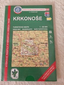 Turistická mapa Krkonoše