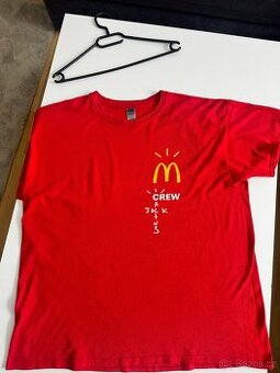 Travis Scott x McDonald's Crew T-shirt Red Vel. XL - 1