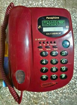 Panaphone KX-T2838LM - Červený