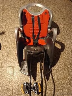 Dětská polohovací sedačka na kolo s 2 adaptéry - 1