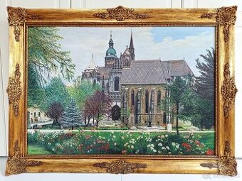 Obraz Helena Bínová, Košice 1985,olej na plátně 85x115