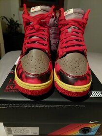 Tenisky Nike Dunk High 1985 Red Acid Wash