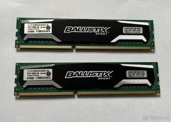 DDR3 1600MHz 16GB Crucial Ballistix