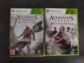 hry na Xbox 360 + 1ks na Xbox one