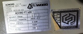 prodám odsávací zařízení Acword FT 400