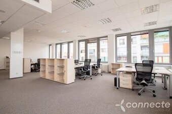 Pronájem kancelářských prostor 193 m2, 4 místnosti, Praha 8