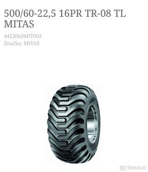 P 500/60 R22,5 TR08 MITAS