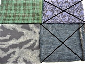 Metráž - kvalitní nové látky bez vad, nemám využití,