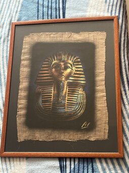 zarámované papyrusy (jednotlivě i hromadně)