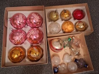 Retro vánoční ozdoby 22ks