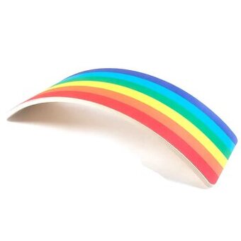 NOVÁ Balanční deska s měkkým filcovým povrchem - Duhová