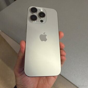 iPhone 16 Pro 256GB natural titan, pěkný stav, rok záruka