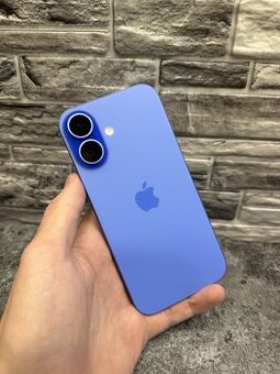 iPhone 16 128GB Ultramarine, baterie 98%