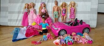 Barbie panenky a auto
