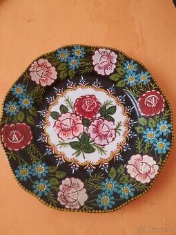 Ručně malované chodské talire