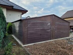 Plechová garáž 7x6m