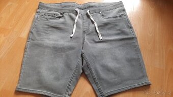 Pánské měkké jeansové kraťasy velikost 58 (XXL), nové