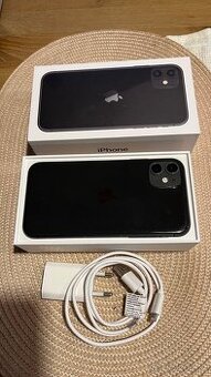 Prodám černý iPhone 11 64GB - top stav