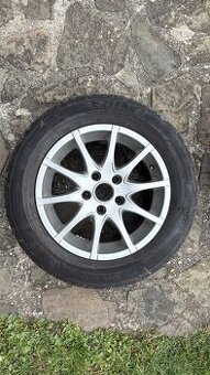 Letní alu sada 5x110 s pneu 195/65 R15