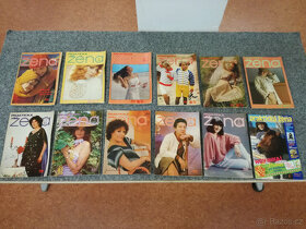 Retro ženské časopisy - móda, šití