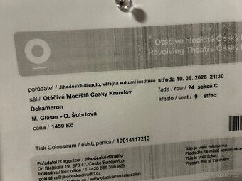 Otáčivé hlediště Č. Krumlov