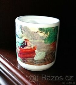 hrnek k Valentýnu s vytlačeným srdcem