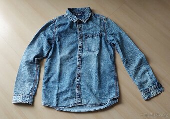 Dětská chlapecká džínová košile vel.164