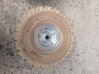 Kolo plnopryžové, průmyslové, na kovovém disku