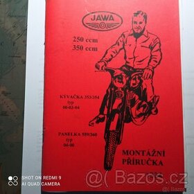 Prodám montážní příručku JAWA.....