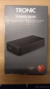Powerbanka 20 000 mAh nová.  černá