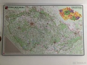 Mapa České republiky 200x125cm